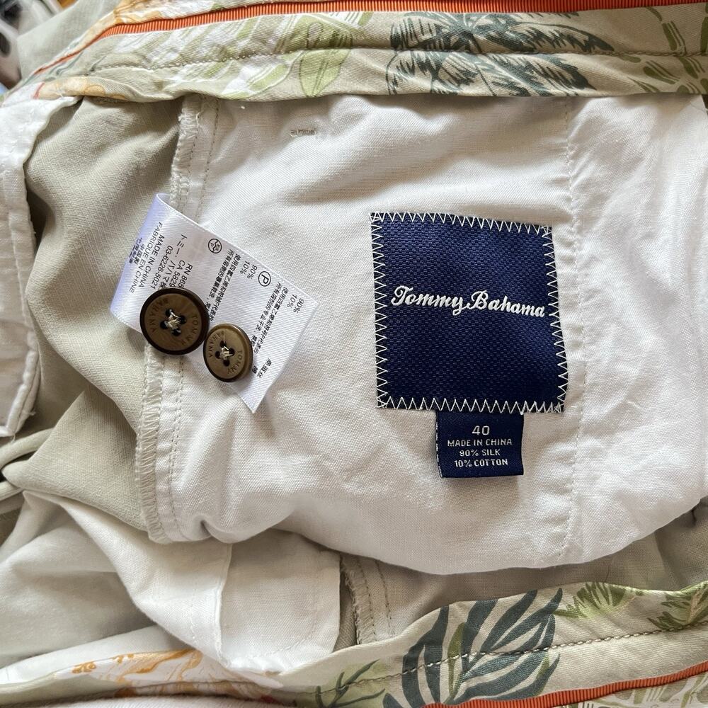 Tommy Bahama Shorts Mens 40 Khaki Tan Silk Blend Casual Golf Vacation Preppy - Picture 5 of 12